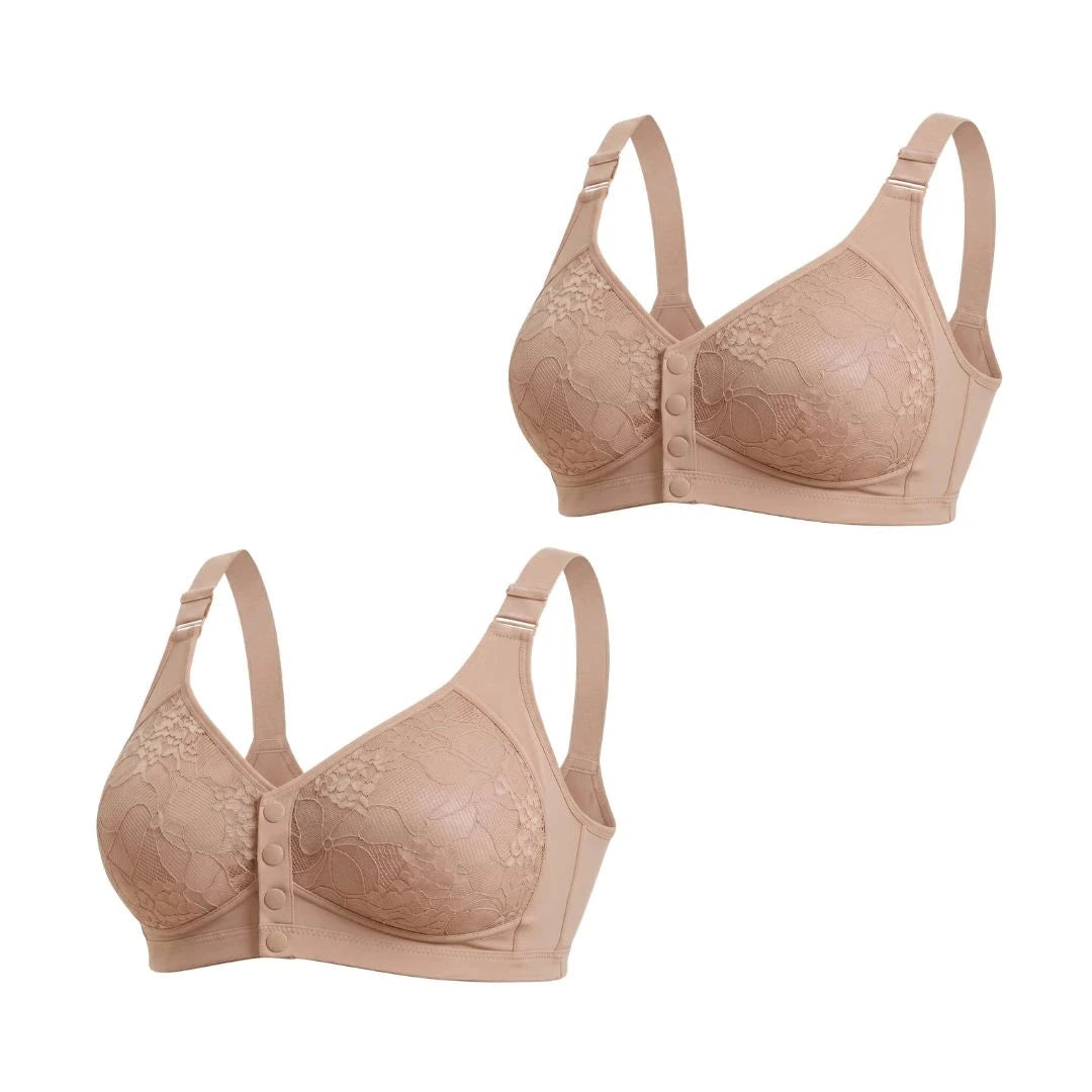 Kit 2 Sutiãs de Renda Alta Sustentação - 52% OFF + Frete Grátis