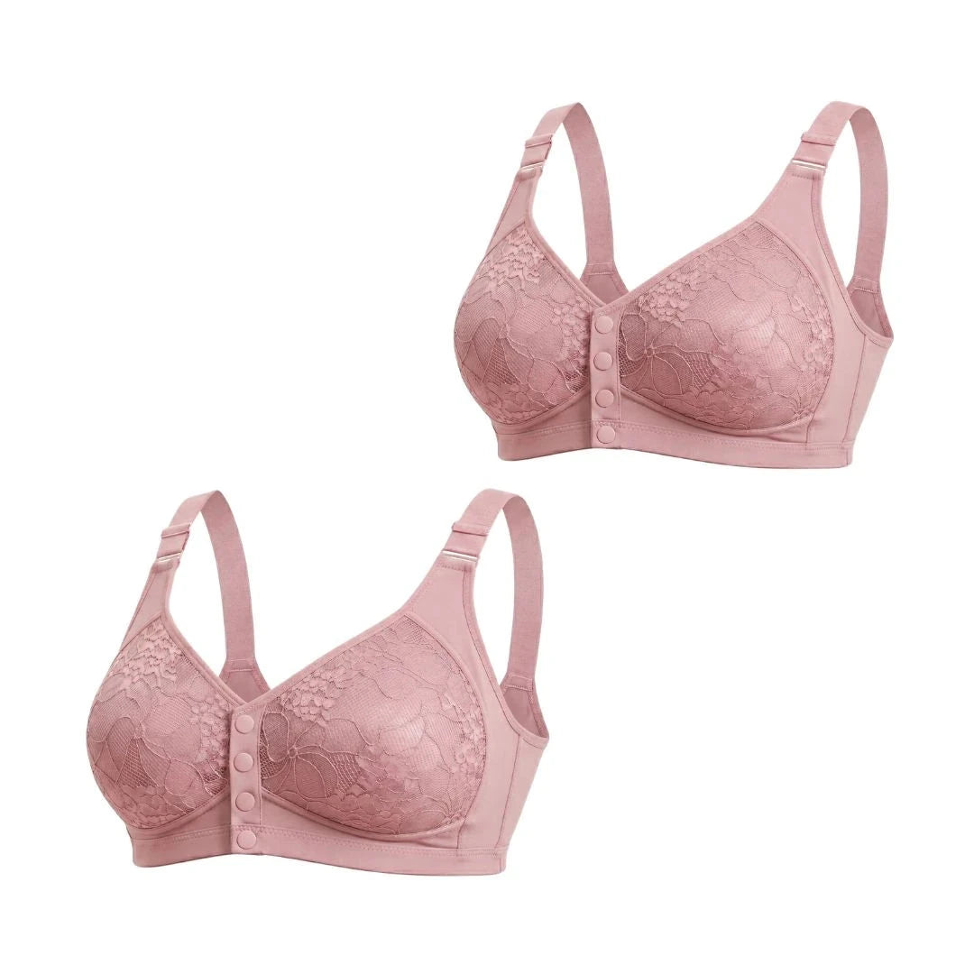 Kit 2 Sutiãs de Renda Alta Sustentação - 52% OFF + Frete Grátis