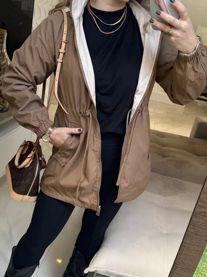 Parka Dupla Face Impermeável - 2 Looks em 1